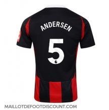 Maillot de football Réplique Fulham Joachim Andersen #5 Extérieur 2024-25 Manche Courte