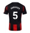 Maillot de football Réplique Fulham Joachim Andersen #5 Extérieur 2024-25 Manche Courte