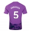 Maillot de football Réplique Fulham Joachim Andersen #5 Troisième 2024-25 Manche Courte