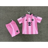 Maillot de football Réplique Inter Miami Domicile Enfant 2025-26 Manche Courte (+ Pantalon court)