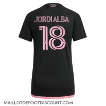 Maillot de football Réplique Inter Miami Jordi Alba #18 Extérieur Femme 2024-25 Manche Courte