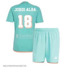 Maillot de football Réplique Inter Miami Jordi Alba #18 Troisième Enfant 2024-25 Manche Courte (+ Pantalon court)