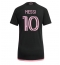 Maillot de football Réplique Inter Miami Lionel Messi #10 Extérieur Femme 2024-25 Manche Courte