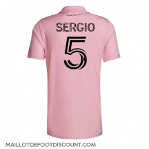 Maillot de football Réplique Inter Miami Sergio Busquets #5 Domicile 2023-24 Manche Courte