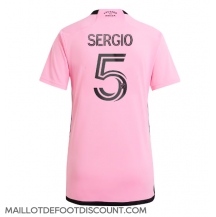 Maillot de football Réplique Inter Miami Sergio Busquets #5 Domicile Femme 2024-25 Manche Courte