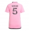 Maillot de football Réplique Inter Miami Sergio Busquets #5 Domicile Femme 2024-25 Manche Courte