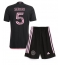 Maillot de football Réplique Inter Miami Sergio Busquets #5 Extérieur Enfant 2024-25 Manche Courte (+ Pantalon court)