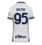 Maillot de football Réplique Inter Milan Alessandro Bastoni #95 Extérieur Femme 2024-25 Manche Courte