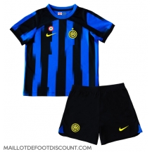 Maillot de football Réplique Inter Milan Domicile Enfant 2023-24 Manche Courte (+ Pantalon court)