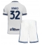 Maillot de football Réplique Inter Milan Federico Dimarco #32 Extérieur Enfant 2024-25 Manche Courte (+ Pantalon court)