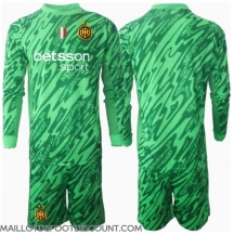 Maillot de football Réplique Inter Milan Gardien de but Domicile Enfant 2024-25 Manche Longue (+ Pantalon court)