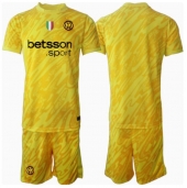 Maillot de football Réplique Inter Milan Gardien de but Extérieur Enfant 2024-25 Manche Courte (+ Pantalon court)