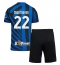 Maillot de football Réplique Inter Milan Henrikh Mkhitaryan #22 Domicile Enfant 2024-25 Manche Courte (+ Pantalon court)
