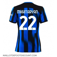 Maillot de football Réplique Inter Milan Henrikh Mkhitaryan #22 Domicile Femme 2023-24 Manche Courte