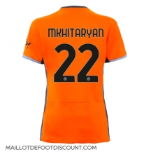 Maillot de football Réplique Inter Milan Henrikh Mkhitaryan #22 Troisième Femme 2023-24 Manche Courte