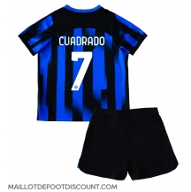 Maillot de football Réplique Inter Milan Juan Cuadrado #7 Domicile Enfant 2023-24 Manche Courte (+ Pantalon court)