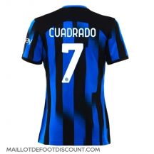 Maillot de football Réplique Inter Milan Juan Cuadrado #7 Domicile Femme 2023-24 Manche Courte