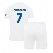 Maillot de football Réplique Inter Milan Juan Cuadrado #7 Extérieur Enfant 2023-24 Manche Courte (+ Pantalon court)