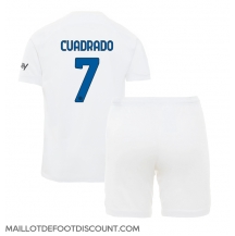 Maillot de football Réplique Inter Milan Juan Cuadrado #7 Extérieur Enfant 2023-24 Manche Courte (+ Pantalon court)