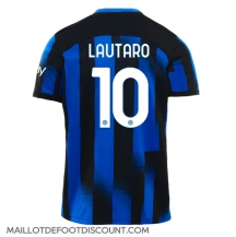 Maillot de football Réplique Inter Milan Lautaro Martinez #10 Domicile 2023-24 Manche Courte