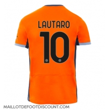 Maillot de football Réplique Inter Milan Lautaro Martinez #10 Troisième 2023-24 Manche Courte