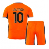 Maillot de football Réplique Inter Milan Lautaro Martinez #10 Troisième Enfant 2023-24 Manche Courte (+ Pantalon court)