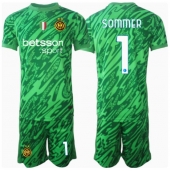 Maillot de football Réplique Inter Milan Yann Sommer #1 Gardien de but Domicile Enfant 2024-25 Manche Courte (+ Pantalon court)