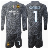 Maillot de football Réplique Inter Milan Yann Sommer #1 Gardien de but Troisième Enfant 2024-25 Manche Longue (+ Pantalon court)