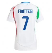 Maillot de football Réplique Italie Davide Frattesi #7 Extérieur Femme Europe 2024 Manche Courte