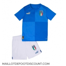 Maillot de football Réplique Italie Domicile Enfant 2022 Manche Courte (+ Pantalon court)
