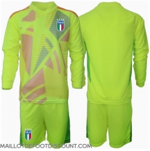 Maillot de football Réplique Italie Gardien de but Domicile Enfant Europe 2024 Manche Longue (+ Pantalon court)