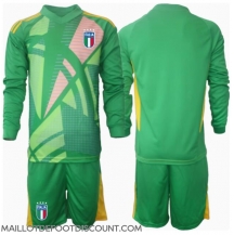 Maillot de football Réplique Italie Gardien de but Extérieur Enfant Europe 2024 Manche Longue (+ Pantalon court)