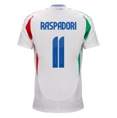 Maillot de football Réplique Italie Giacomo Raspadori #11 Extérieur Europe 2024 Manche Courte