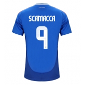 Maillot de football Réplique Italie Gianluca Scamacca #9 Domicile Europe 2024 Manche Courte