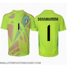 Maillot de football Réplique Italie Gianluigi Donnarumma #1 Gardien de but Domicile Europe 2024 Manche Courte