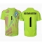Maillot de football Réplique Italie Gianluigi Donnarumma #1 Gardien de but Domicile Europe 2024 Manche Courte