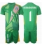 Maillot de football Réplique Italie Gianluigi Donnarumma #1 Gardien de but Extérieur Enfant Europe 2024 Manche Courte (+ Pantalon court)