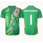 Maillot de football Réplique Italie Gianluigi Donnarumma #1 Gardien de but Extérieur Europe 2024 Manche Courte