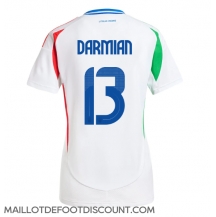 Maillot de football Réplique Italie Matteo Darmian #13 Extérieur Femme Europe 2024 Manche Courte