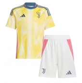 Maillot de football Réplique Juventus Extérieur Enfant 2024-25 Manche Courte (+ Pantalon court)