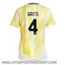 Maillot de football Réplique Juventus Federico Gatti #4 Extérieur Femme 2024-25 Manche Courte