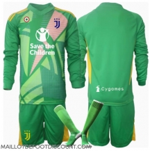 Maillot de football Réplique Juventus Gardien de but Extérieur Enfant 2024-25 Manche Longue (+ Pantalon court)