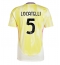 Maillot de football Réplique Juventus Manuel Locatelli #5 Extérieur 2024-25 Manche Courte