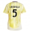 Maillot de football Réplique Juventus Manuel Locatelli #5 Extérieur Femme 2024-25 Manche Courte