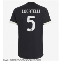 Maillot de football Réplique Juventus Manuel Locatelli #5 Troisième 2023-24 Manche Courte