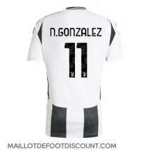 Maillot de football Réplique Juventus Nicolas Gonzalez #11 Domicile 2024-25 Manche Courte