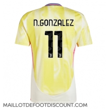 Maillot de football Réplique Juventus Nicolas Gonzalez #11 Extérieur 2024-25 Manche Courte