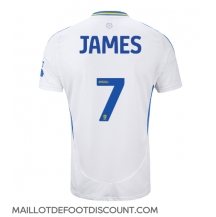 Maillot de football Réplique Leeds United Daniel James #7 Domicile 2024-25 Manche Courte