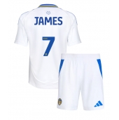 Maillot de football Réplique Leeds United Daniel James #7 Domicile Enfant 2024-25 Manche Courte (+ Pantalon court)