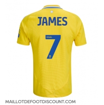 Maillot de football Réplique Leeds United Daniel James #7 Extérieur 2024-25 Manche Courte